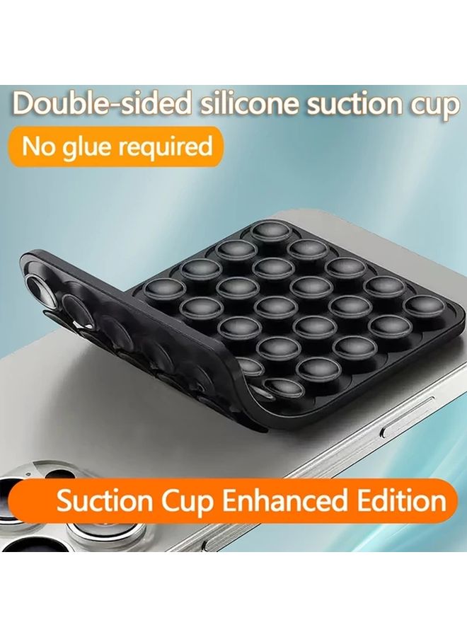 Lack Blue Double Sided 40 Square Suction Cup Phone Holder For Smooth Surfaces - Image 4