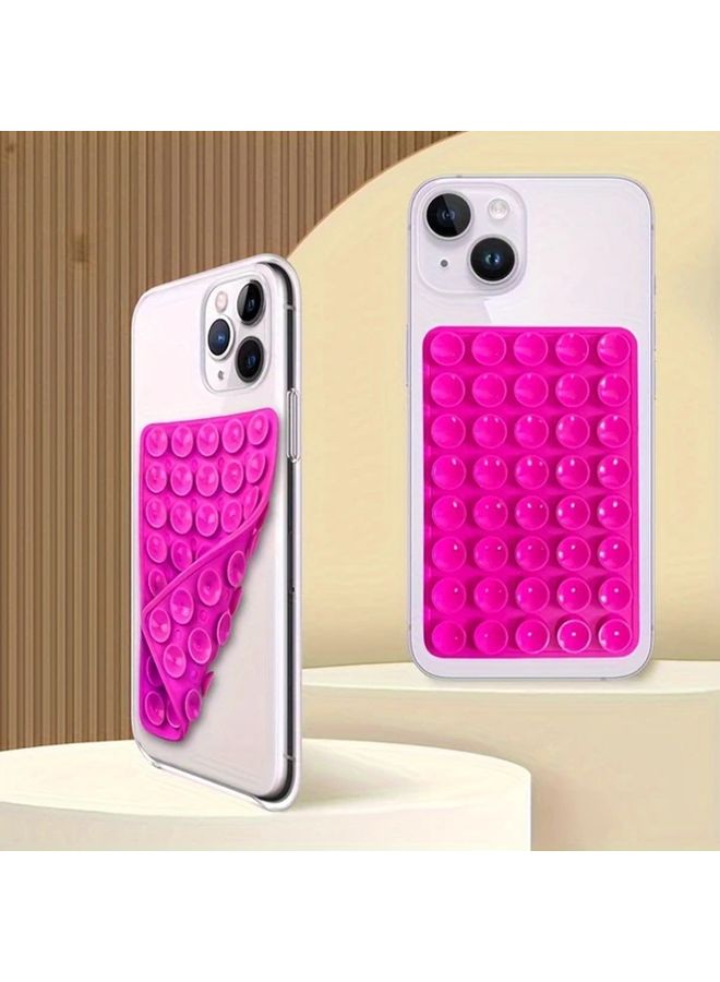 Lack Blue Double Sided 40 Square Suction Cup Phone Holder For Smooth Surfaces - Image 1