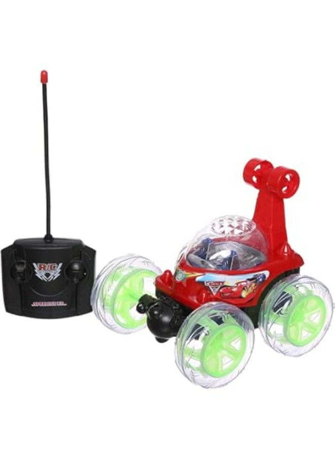 Generic - Experience thrilling fun with the Stunt and Rotating Car with Remote Control. Featuring spiral movements and incredible stunts, it’s the perfect choice for kids and adults to enjoy exciting and fun-filled times. Built with a durable design and advanced technology for robust performance on various terrains. - Image 1