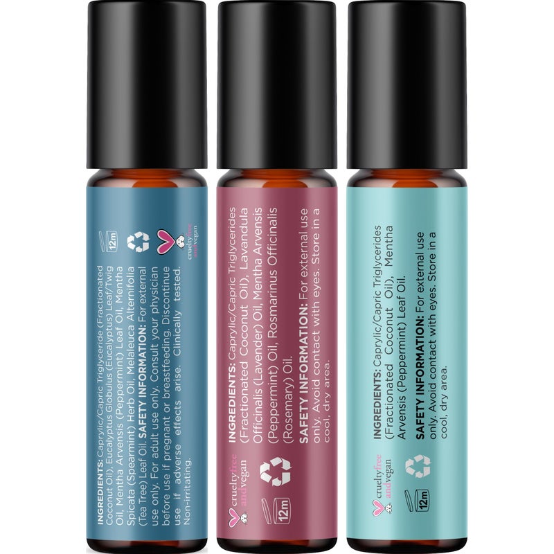 Maple Holistics Headache Roll on Essential Oils - Aromatherapy Essential Oils Sets Variety Pack with Peppermint Clarify and Breathe Essential Oil Roll Ons - Fun & Cute Wellness Gift for Young Women Teens & Girls - Image 5