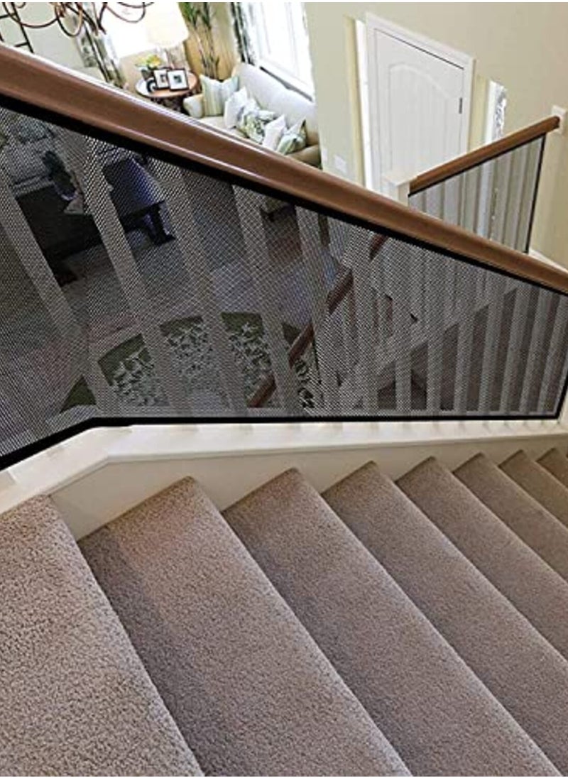 Pack of 2 Black 3m by 1.1m Baby Safety Net|  Baby Proofing | Stairs Net |  Balcony Rails Net|  Child Safety Net|  Kids Safety product - pzsku/ZF5F53612C3DF0D007AF2Z/45/_/1698926751/aea951da-c542-4aad-806e-594a020cc174