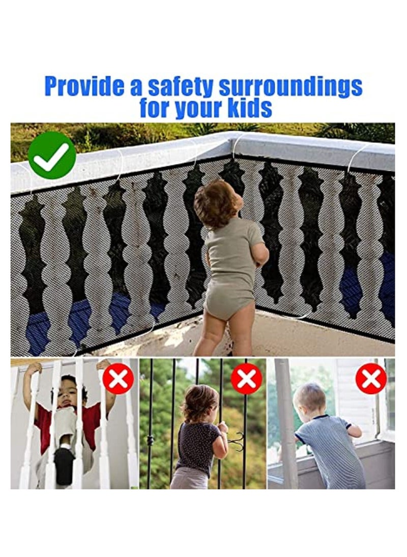 Pack of 2 Black 3m by 1.1m Baby Safety Net|  Baby Proofing | Stairs Net |  Balcony Rails Net|  Child Safety Net|  Kids Safety product - pzsku/ZF5F53612C3DF0D007AF2Z/45/_/1698926755/1c4a22ce-25bc-41d4-b28c-dc41c5229374