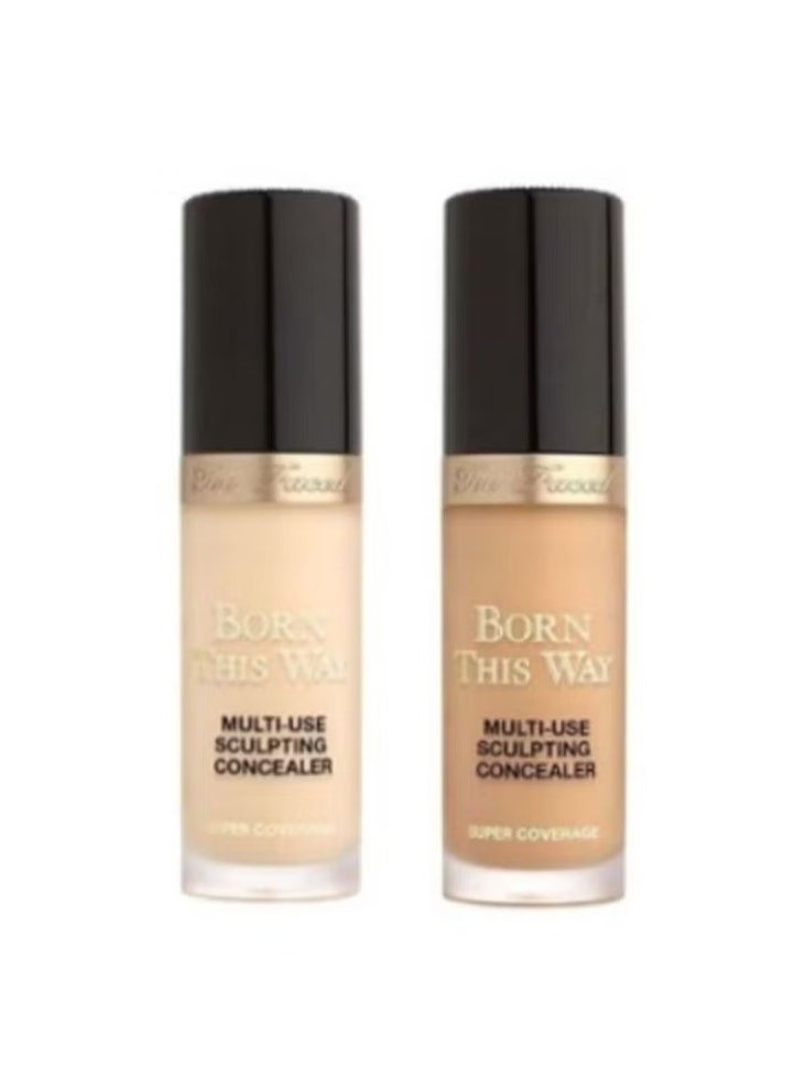 Too FacedCosmetics Too Faced Concealer Vanilla + Too Faced Concealer Warm Sand  - Image 1