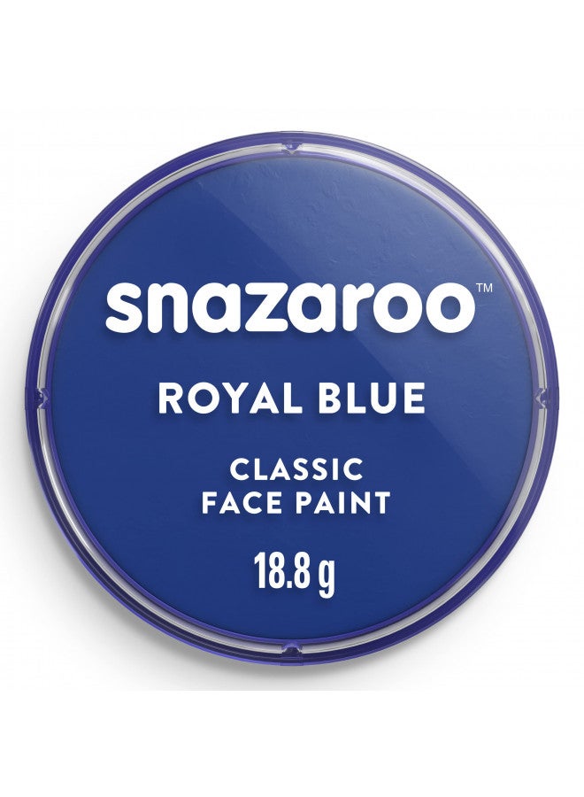 Snazaroo Classic Face and Body Paint, 18.8g (0.66-oz) Pot, Royal Blue - Image 1
