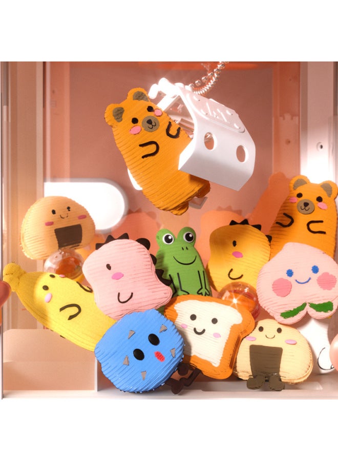 Shake Tone Same Household Doll Clamping Machine Toy Small Electric Doll Clamping Machine Children's Mini Doll Clamping Machine-Colour:*Cute Rabbit Large Claw Machine - Dual Power Supply - Image 4