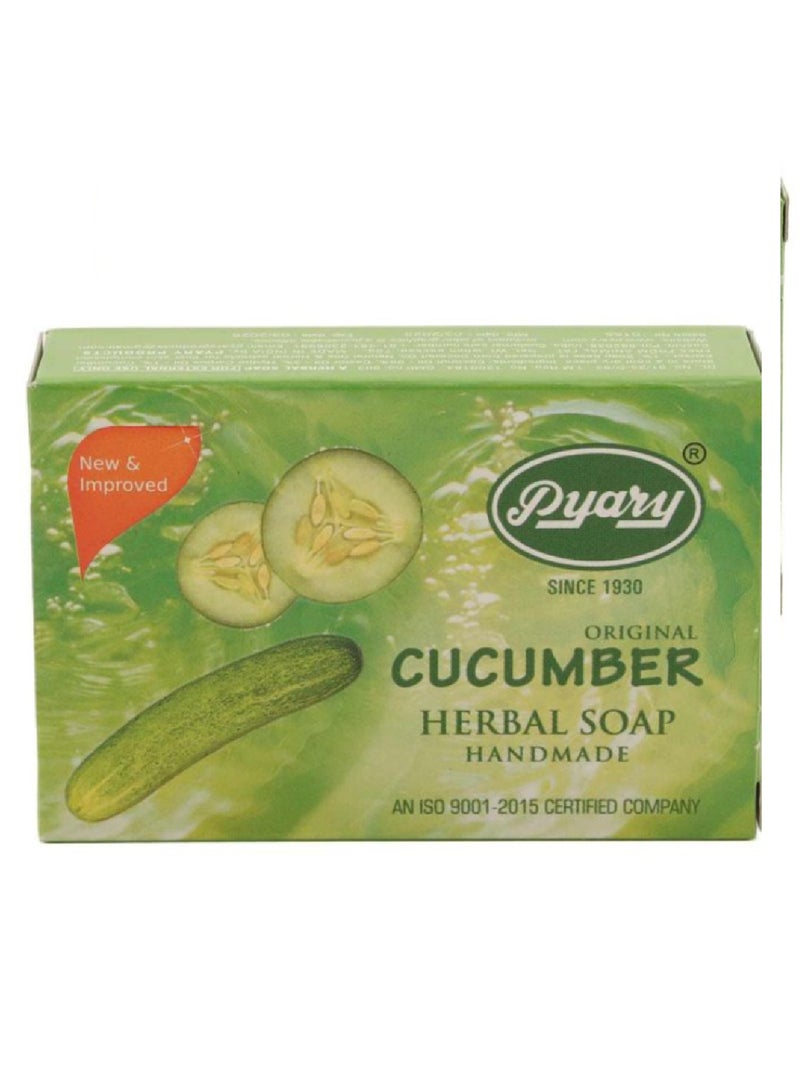 Pyary Cucumber soap is herbal for skin lightening 75 g