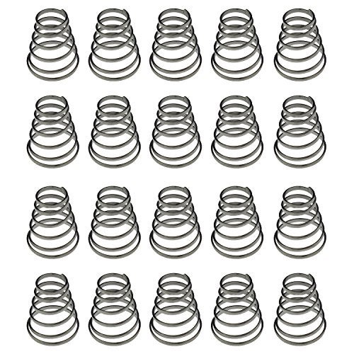 Kasteco 20 Pack Stainless Steel Universal Quick Release Bike Wheel Skewer Springs - Image 1