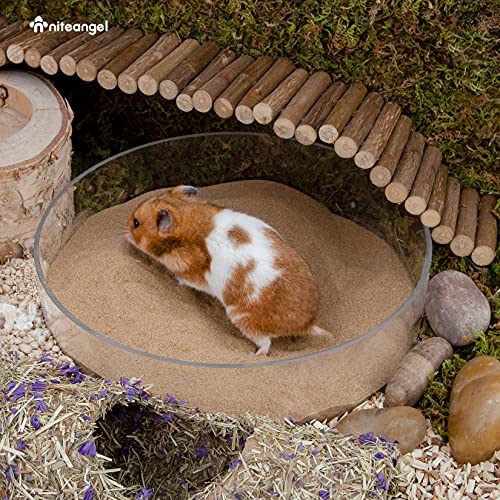 Niteangel Hamster Desert Bath Sand | No-Dust Bath or Potty Litter Sand for Hamster Chinchillas Gerbil Mice Degu or Other Small Pets - Image 5