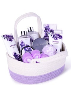 BODY & EARTH Gift Baskets for Women - Regalos Para Mujer, Body & Earth Gift Sets with Bubble Bath, Shower Gel, Body Lotion, Lavender Spa Gifts for Women, Spa Kit Mom Gifts, Birthday Gifts for Her  - Image 1
