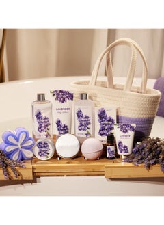 BODY & EARTH Gift Baskets for Women - Regalos Para Mujer, Body & Earth Gift Sets with Bubble Bath, Shower Gel, Body Lotion, Lavender Spa Gifts for Women, Spa Kit Mom Gifts, Birthday Gifts for Her  - Image 2
