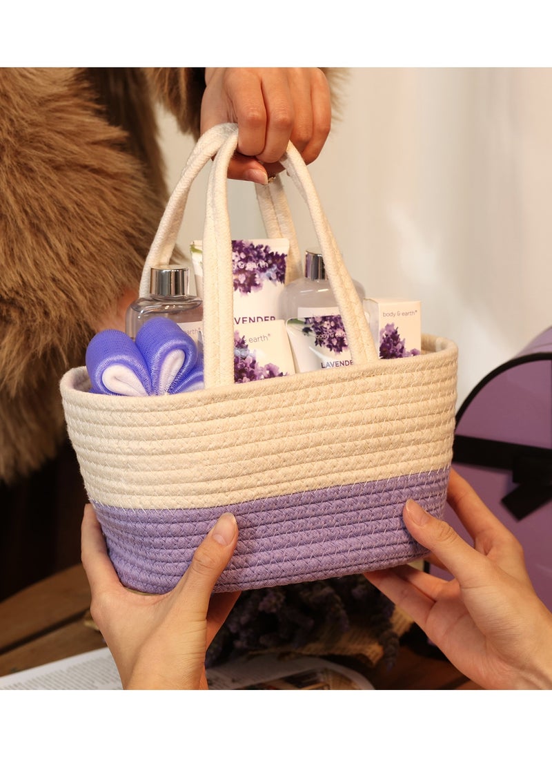 BODY & EARTH - Gift Baskets for Women - Regalos Para Mujer, Body & Earth Gift Sets with Bubble Bath, Shower Gel, Body Lotion, Lavender Spa Gifts for Women, Spa Kit Mom Gifts, Birthday Gifts for Her - Image 1