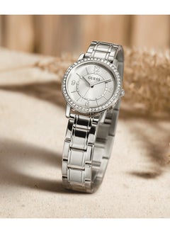 GUESS Women's Watch Silver Tone Stainless Steel Bracelet  - Image 4