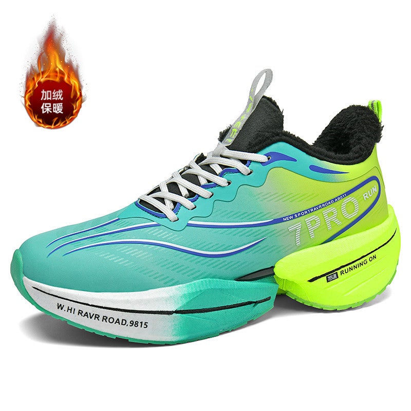 New Red Rabbit 8Pro Fleece-Lined Running Shoes Winter Thick Cotton Shoes Sports Running Shoes Student Leather Waterproof Zhongda Children'S Shoes - Image 4