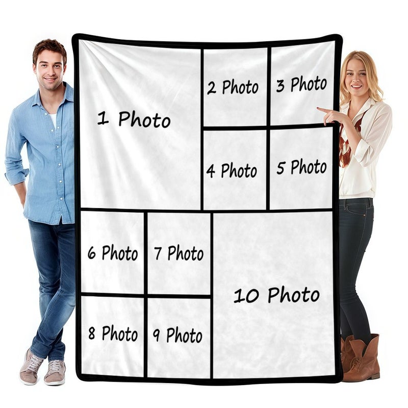 بطانية فلامنيل مخصصة بالصور 70×100 سم، هدية شخصية فائقة النعومة وعالية الوضوح - Image 1