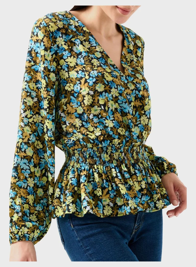 Jimmy Key Floral Printed Top
