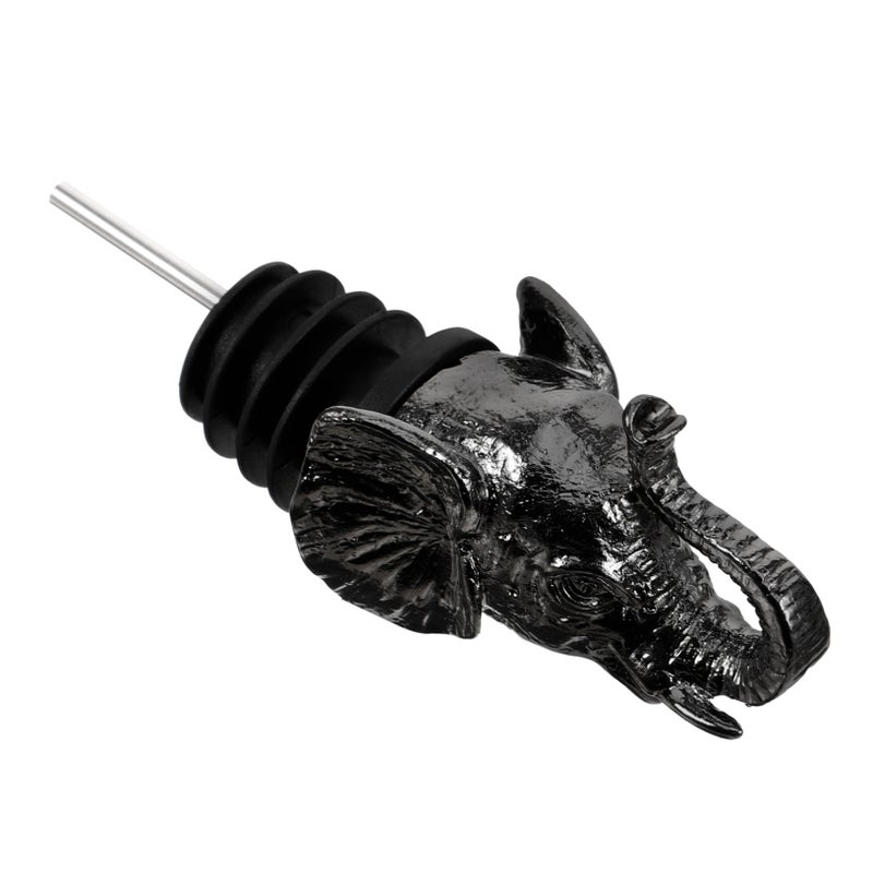 Elephant Head Whisky Bottle Spout 750ml Glass Decanter For Easy Pouring And Cleaning - Image 2
