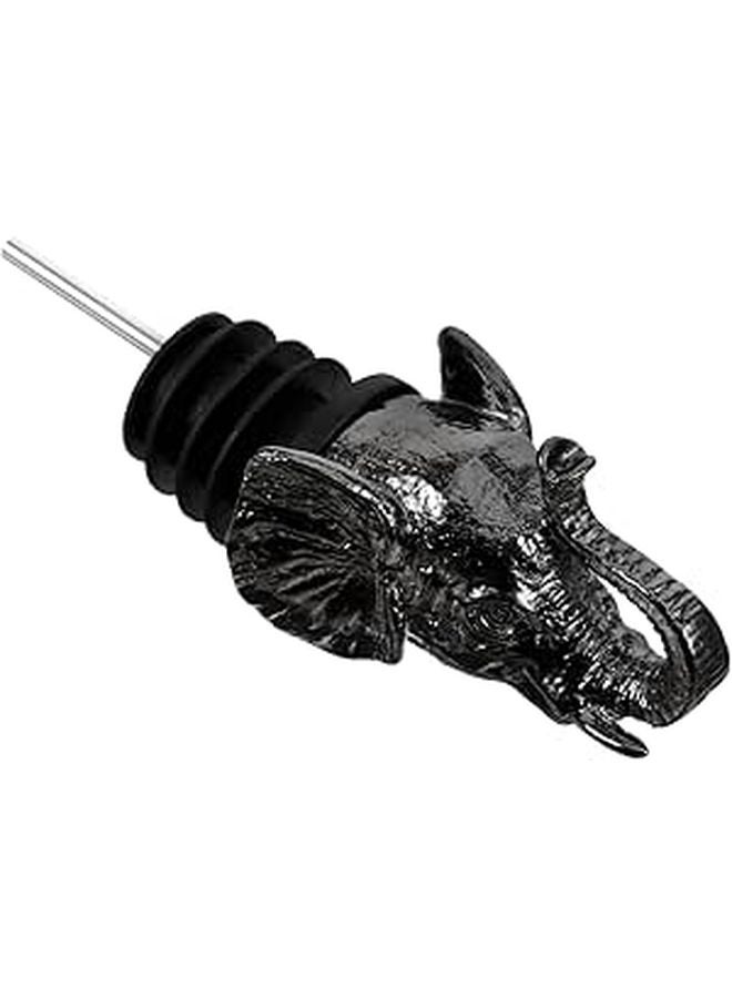 Elephant Head Whisky Bottle Spout 750ml Glass Decanter For Easy Pouring And Cleaning - Image 1