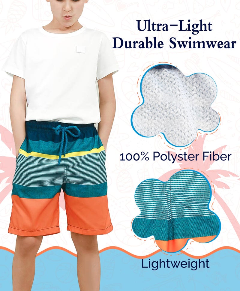 KAILUA SURF Boys Swim Trunks Quick Dry Boardshorts for Boys & Girls Sizes 2T to 18/20 - Image 2