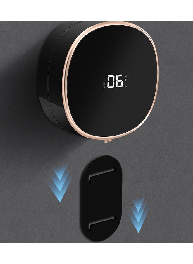 موزع صابون ذكي مُعلق على الحائط بحساس تلقائي - يوزع الرغوة تلقائيًا، قابل لإعادة الشحن ومضاد للبكتيريا، متوافق مع سائل غسيل الصحون - Image 4