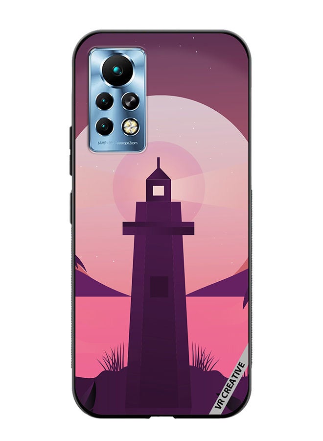 VR CREATIVE Protective Case Cover For Infinix Note 11 Pro Lake House Design Multicolour - Image 1