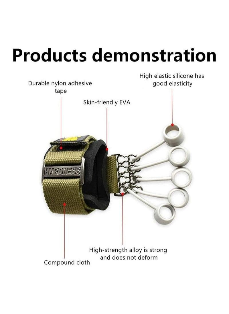 Grip Strengtheners, Finger Exercising Trainer, Finger Rehabilitation, Training Device, Suitable for Musicians, Doctors, Rock Climbers, Boxers