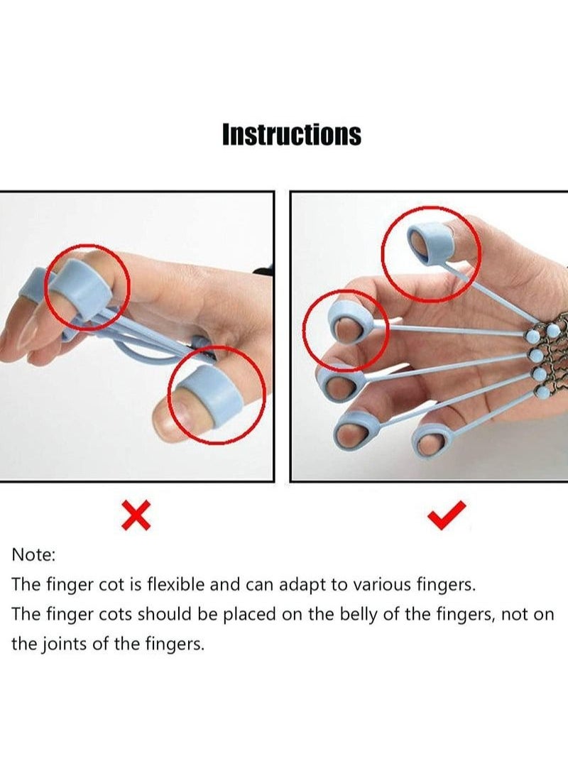 Grip Strengtheners, Finger Exercising Trainer, Finger Rehabilitation, Training Device, Suitable for Musicians, Doctors, Rock Climbers, Boxers