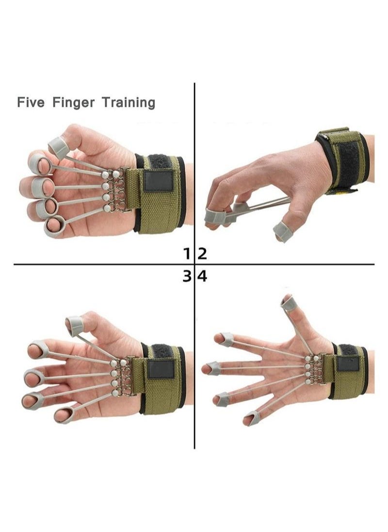 Grip Strengtheners, Finger Exercising Trainer, Finger Rehabilitation, Training Device, Suitable for Musicians, Doctors, Rock Climbers, Boxers