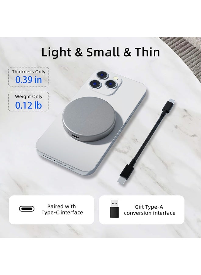 2TB مغناطيسية خارجية SSD محمولة SSD، USB-C خارجية محركات الأقراص الصلبة، Ultra-Slim خارجية SSD متوافقة مع iPhone 15/16 برو / برو ماكس، آي باد، أندرويد، اللوح، الكمبيوتر، أجهزة الكمبيوتر المحمولة - Image 3