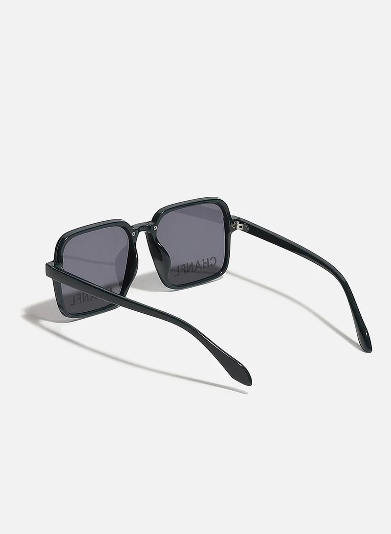 Haute Sauce  Black Rectangular Sunglass  | Best Price UAE
