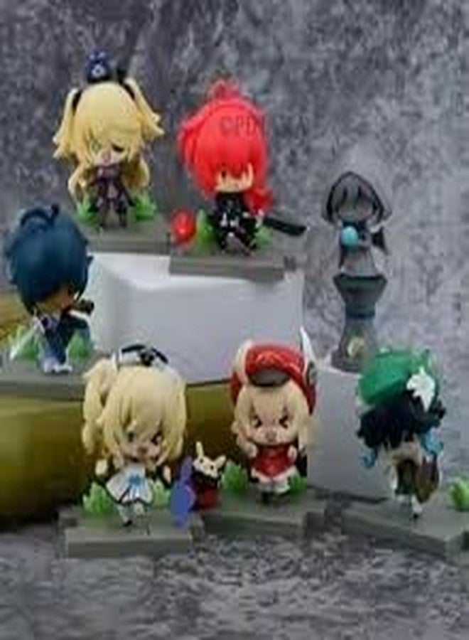 PINAKA Genshin Impact Action Figures Set of 6, Anime Characters, Multi-Color, PVC, 7-8 cm, Ages 5+ - Image 4