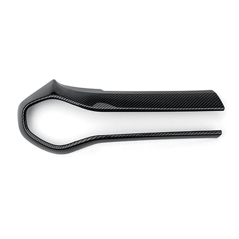Generic JUIVEEL Carbon Fiber Style Car Front Side Air Outlet Vent Frame Trim Compatible with 2019-2022 Hyundai Veloster JS N line Automotive Accessories  - Image 2