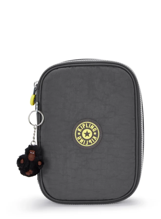 kipling 100 Pens Large Pencase - Back To Grey