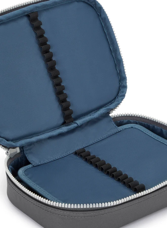kipling 100 Pens Large Pencase - Back To Grey