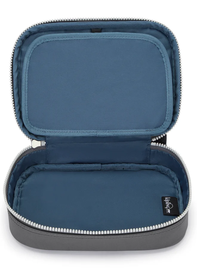kipling 100 Pens Large Pencase - Back To Grey