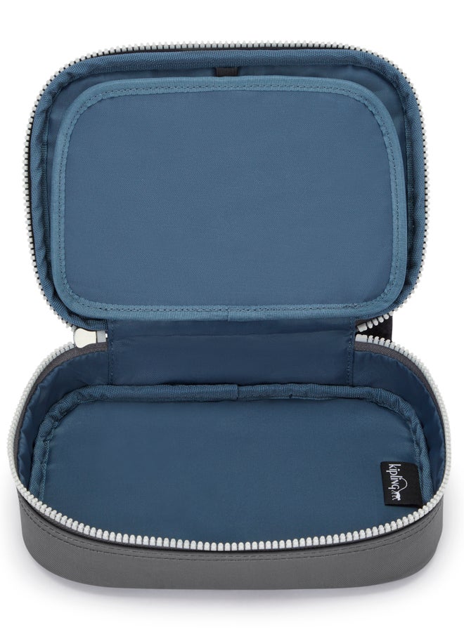 kipling 100 Pens Large Pencase - Back To Grey - Image 3