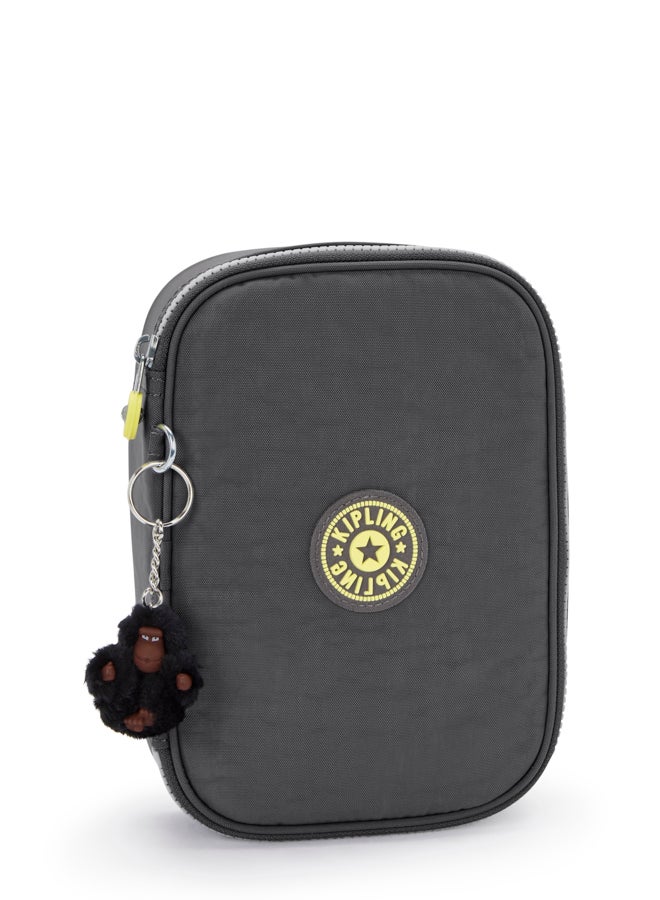 kipling 100 Pens Large Pencase - Back To Grey - Image 4