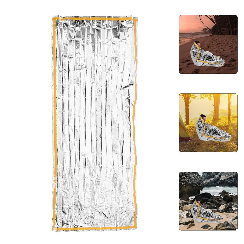 Thermal Liner Wear Resistant Portable Insulated Sleeping Sack for Camping Hiking Travel Random Color - Image 5