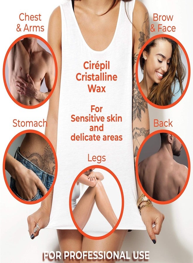 Cirepil - Cristalline - 800g / 28.22 oz Wax Beads Bag - Micro-Crystalline Formula for Sensitive Skin - Rosin-free - Unscented & Gel Texture - Image 3