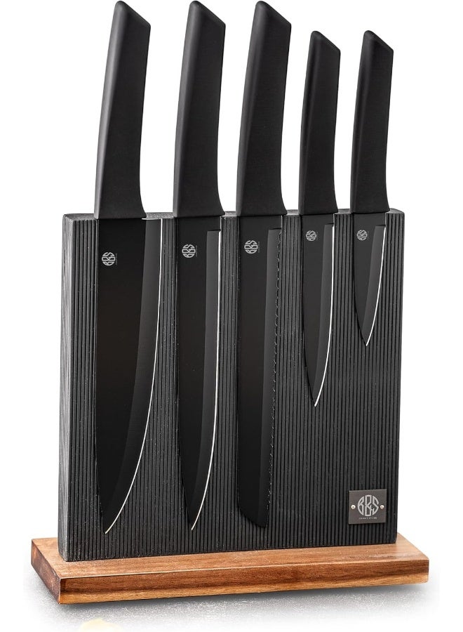 BS B&S Knife Block with 5pcs Knife Set  - Image 1