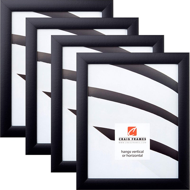 Craig Frames 18x24 Black Picture Frame Set of 4 1 Smooth Wrap Finish