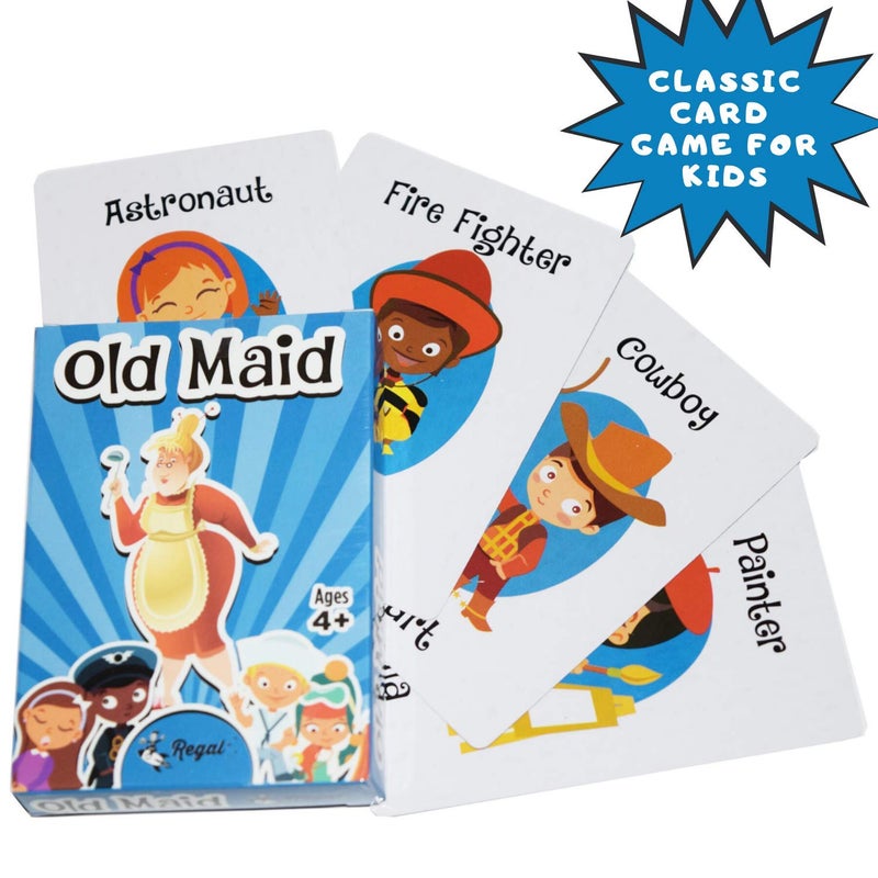 Regal Games Old Maid Card Games for Kids Ages 4 5 6 7 8+ | Fun Playing Card Set for Families (1 Pack) - Image 2