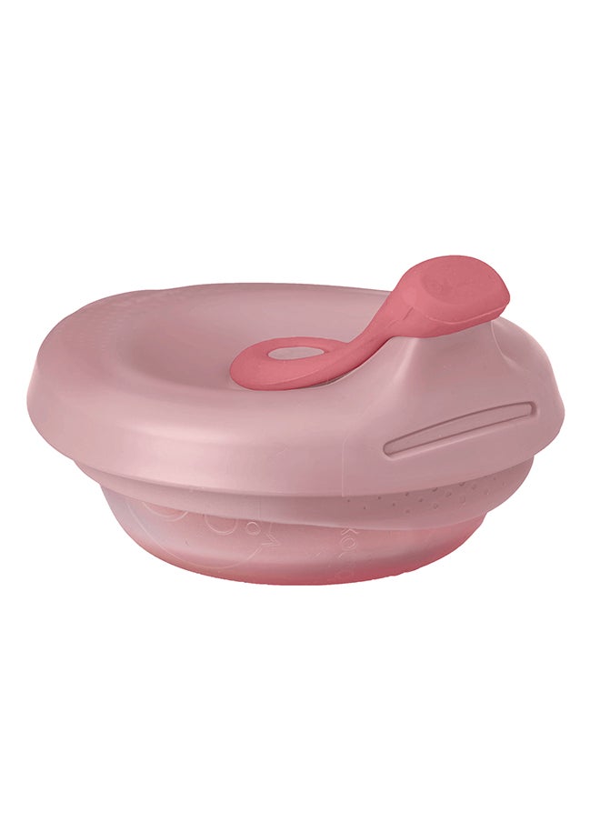 b.box Toddler Fill Plus Feed Reusable Silicone Food Pouch 110 ML, Blush  - Image 1
