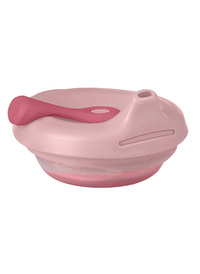 b.box Toddler Fill Plus Feed Reusable Silicone Food Pouch 110 ML, Blush  - Image 2