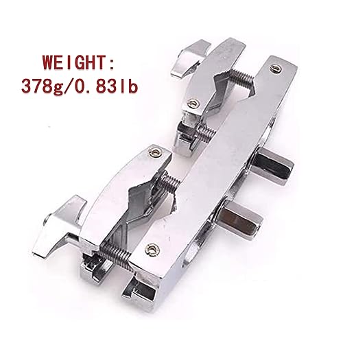 CashBeat Silver Adjustable Multi-Clamp, Quick Release Cymbal Stand Mount Holder, Crafted with Premium Stainless Steel, Ideal for Drum Cymbal Stands & Holders - Image 3