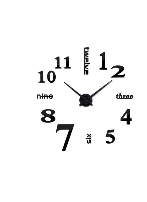 Generic Big Quartz DIY 3D Wall Clock