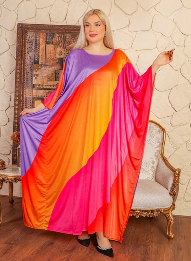 Zmurud Dubai Jersey Jalabiya- Printed  - Image 3