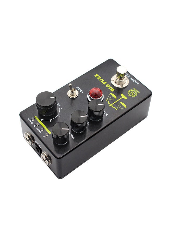 MOSKYAudio - FUZZ Guitar Effect Pedal 4 Mode Switch & Volume/Tone/Sustain Controls Compact Portable Digital Fuzz Guitar Effector Effect Processor for Electric Guitar - BIG FUZZ - Image 1