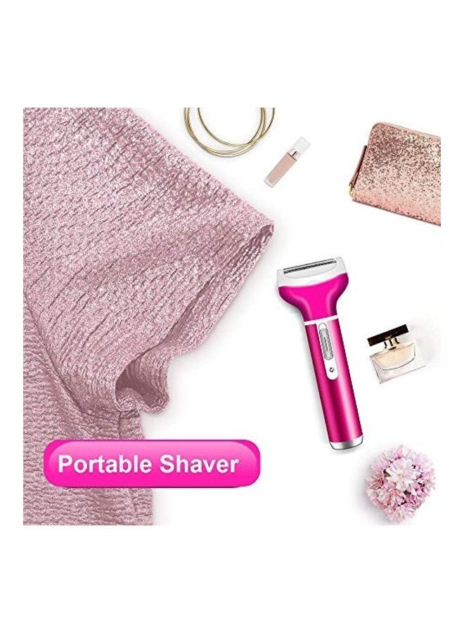 نيبمينينت ماكينة حلاقة كهربائية مع 3 أدوات تشذيبٍ وفرشاة وردي Shaver 3.93, Brush (1.96x0.98), Eyebrow Trimmer (1.96x0.78), Facial (0.98x0.98), Nose (1.18x0.78)بوصة - Image 5