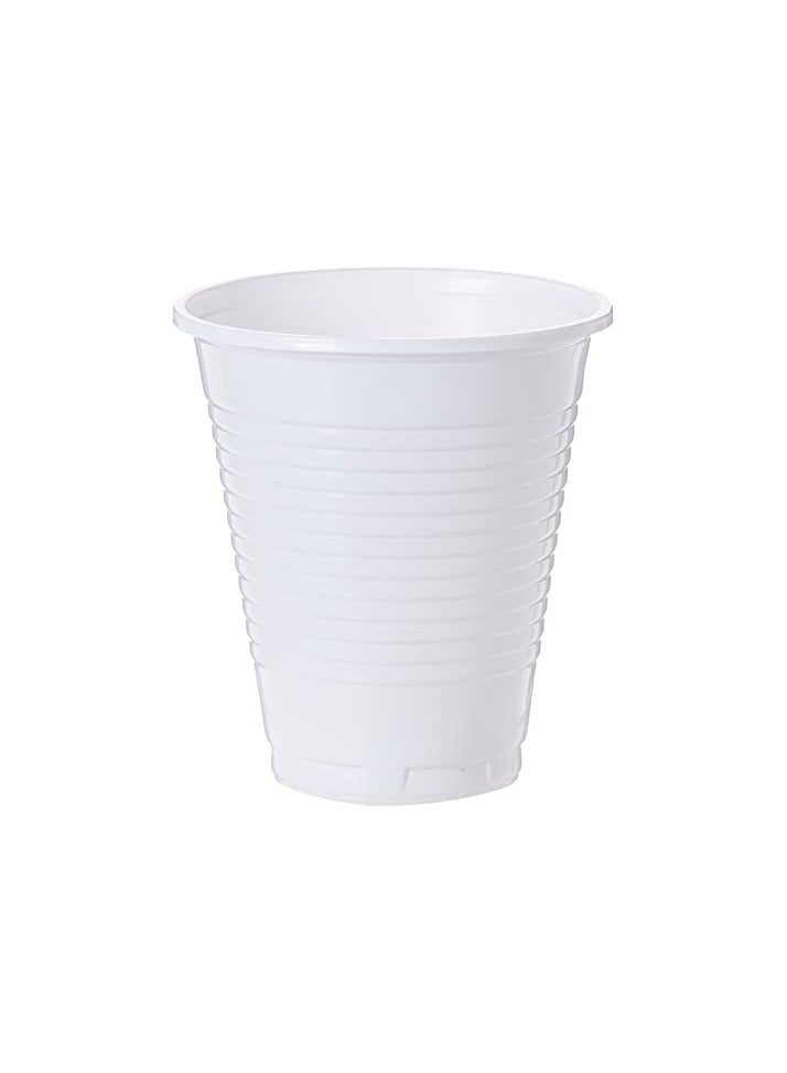Green Tiger Disposable Plastic White Cups 5 ounce, for Juices, Water, Cold Drinks, 50 pieces - Image 3