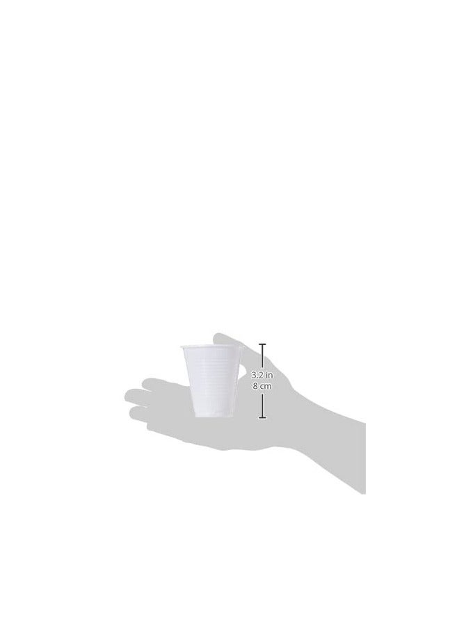 Green Tiger Disposable Plastic White Cups 5 ounce, for Juices, Water, Cold Drinks, 50 pieces - Image 5